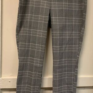 Simply Vera Vera Wang Black and White Plaid Men's Pants